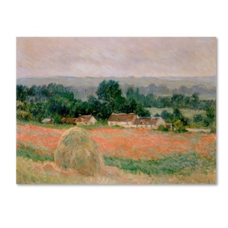 Monet 'Haystacks At Giverny' Canvas Art,14x19
